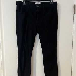 Loft Faux Suede Black Pants